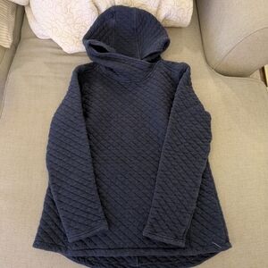 Quilted Navy Blue Hoodie Duluth Trading
